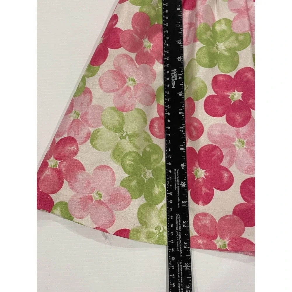 Emily Rose Girls‎ Size 4 Pink Floral Ribbon Sash Dress Church Vacation Princess